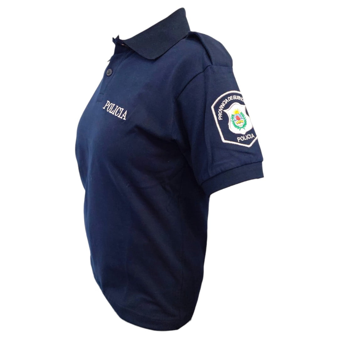 Chomba Pique Bordada Policia Buenos Aires Pba - Imagen 5