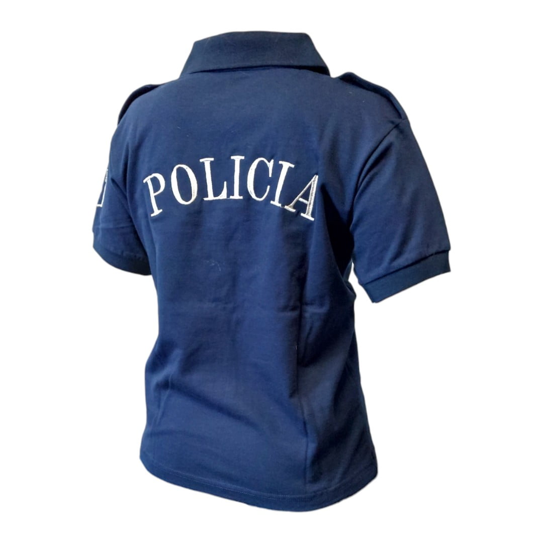 Chomba Pique Bordada Policia Buenos Aires Pba - Imagen 2