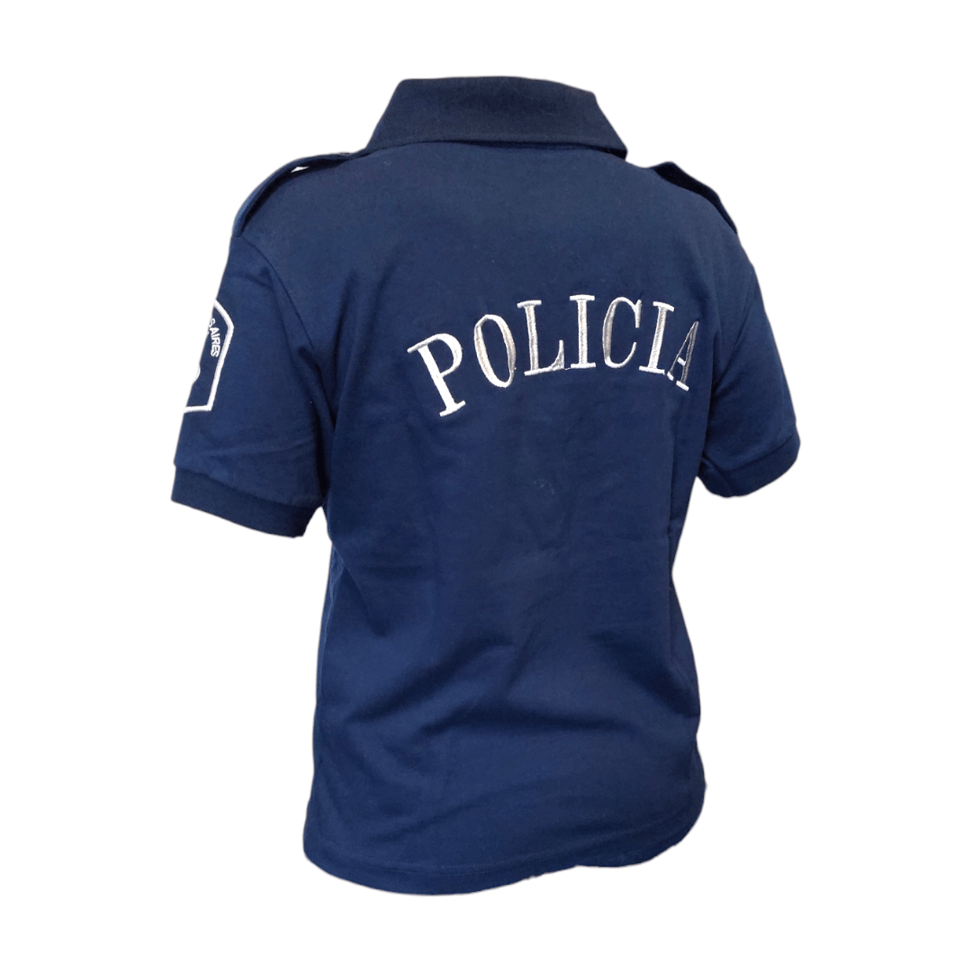 Chomba Pique Bordada Policia Buenos Aires Pba - Imagen 8