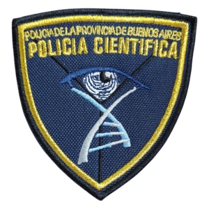 Escudo Bordado Policía Científica Parche Brazo