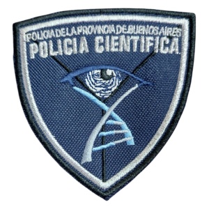 Escudo Bordado Policía Científica Parche Brazo