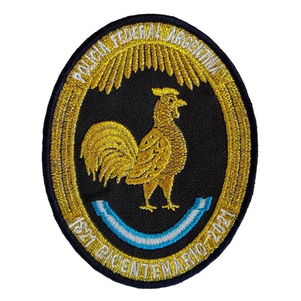 Escudo Bordado Policía Federal Bicentenario