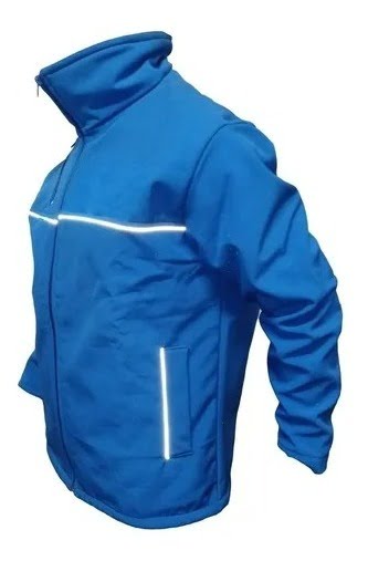 Campera Softshell Impermeable Azul Francia - Imagen 2