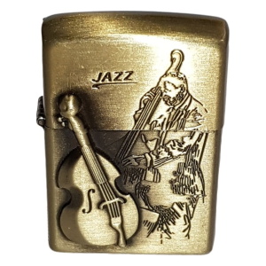 Encendedor Bencina Labrado Tipo Zippo Varios Diseños Dorado