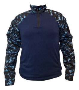 Remera Táctica De Combate Bajo Chaleco Manga Larga Camuflada
