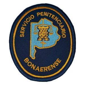 Escudo Bordado Servicio Penitenciario Bonaerense 1 Linea Dor