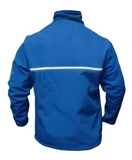 Campera Softshell Impermeable Azul Francia - Imagen 3