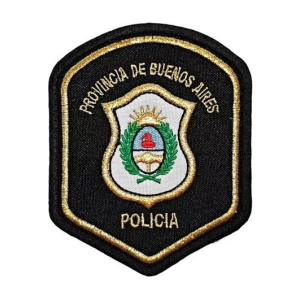 Escudo Bordado Policía De Provincia Buenos Aires Parche