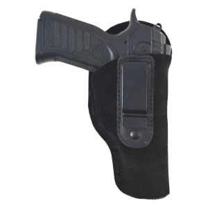 Funda Pistolera Interna Universal Cuero Gamuzada