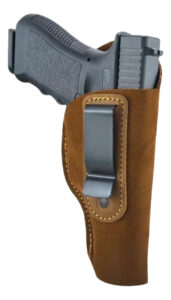 Funda Pistolera Interna Universal Cuero Gamuzada