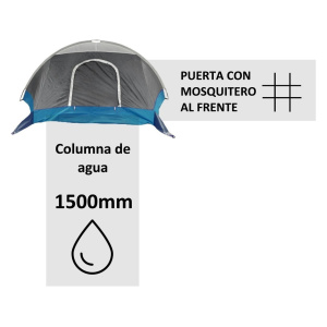 Carpa Iglú Bike 2 Personas Camping Mosquitero Campinox