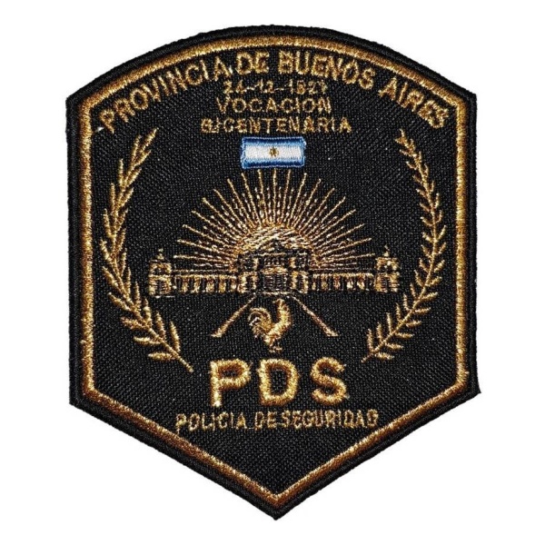 Escudo Policía Seguridad De Provincia Bicentenario Bs As