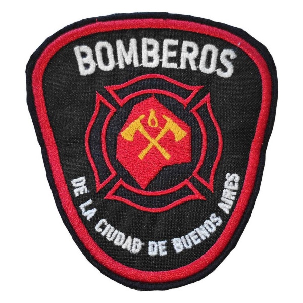 Escudo Bordado Policía Ciudad Bomberos Parche Brazo