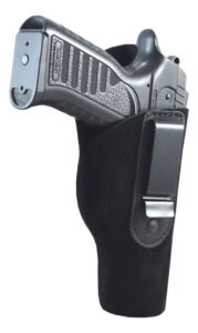 Funda Pistolera Interna Universal Cuero Gamuzada