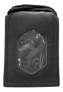Porta Credencial De Cuero Collar