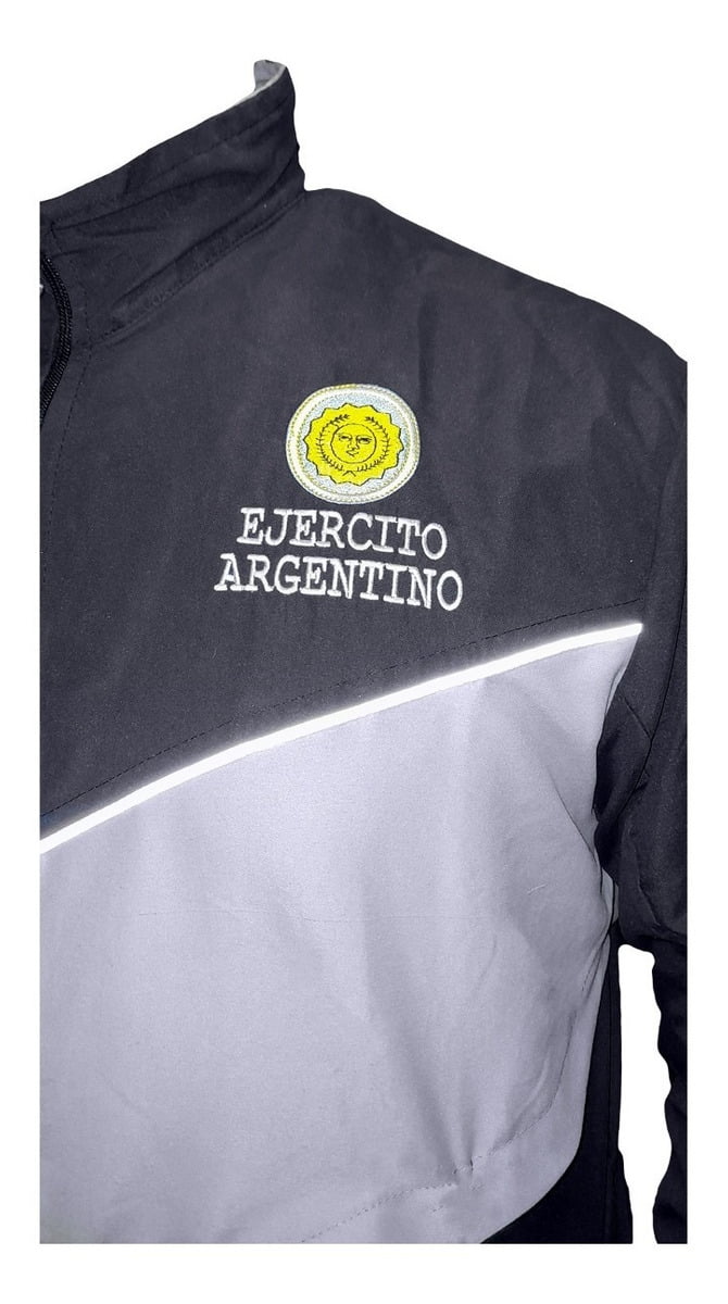 Campera Impermeable Del Conjunto De Gimnasia Invierno Ejército Argentino - Imagen 2