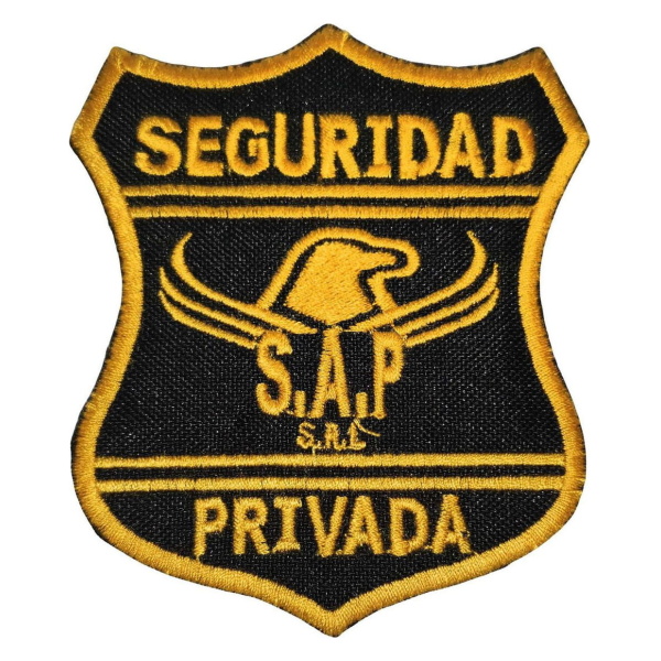 Escudo Bordado Sap Seguridad Privada Parche Brazo