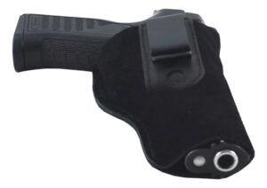 Funda Pistolera Interna Universal Cuero Gamuzada