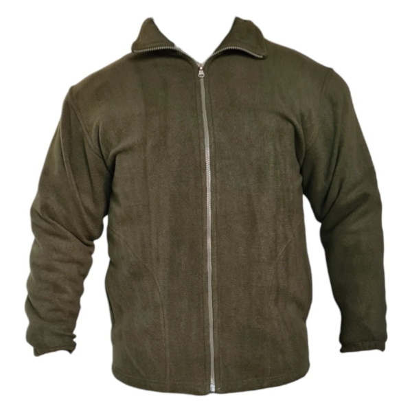 Campera De Polar Verde Oliva Militar - Imagen 3