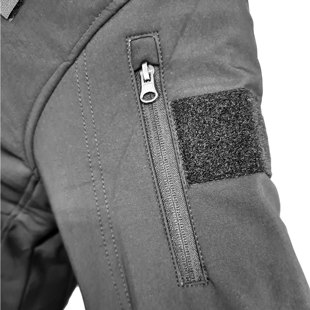 Campera Softshell Impermeable Rompe Vientos Abrojo Uniforme - Imagen 6