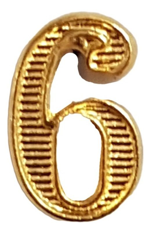 Distintivo Metálico Número Arábigo - Imagen 9