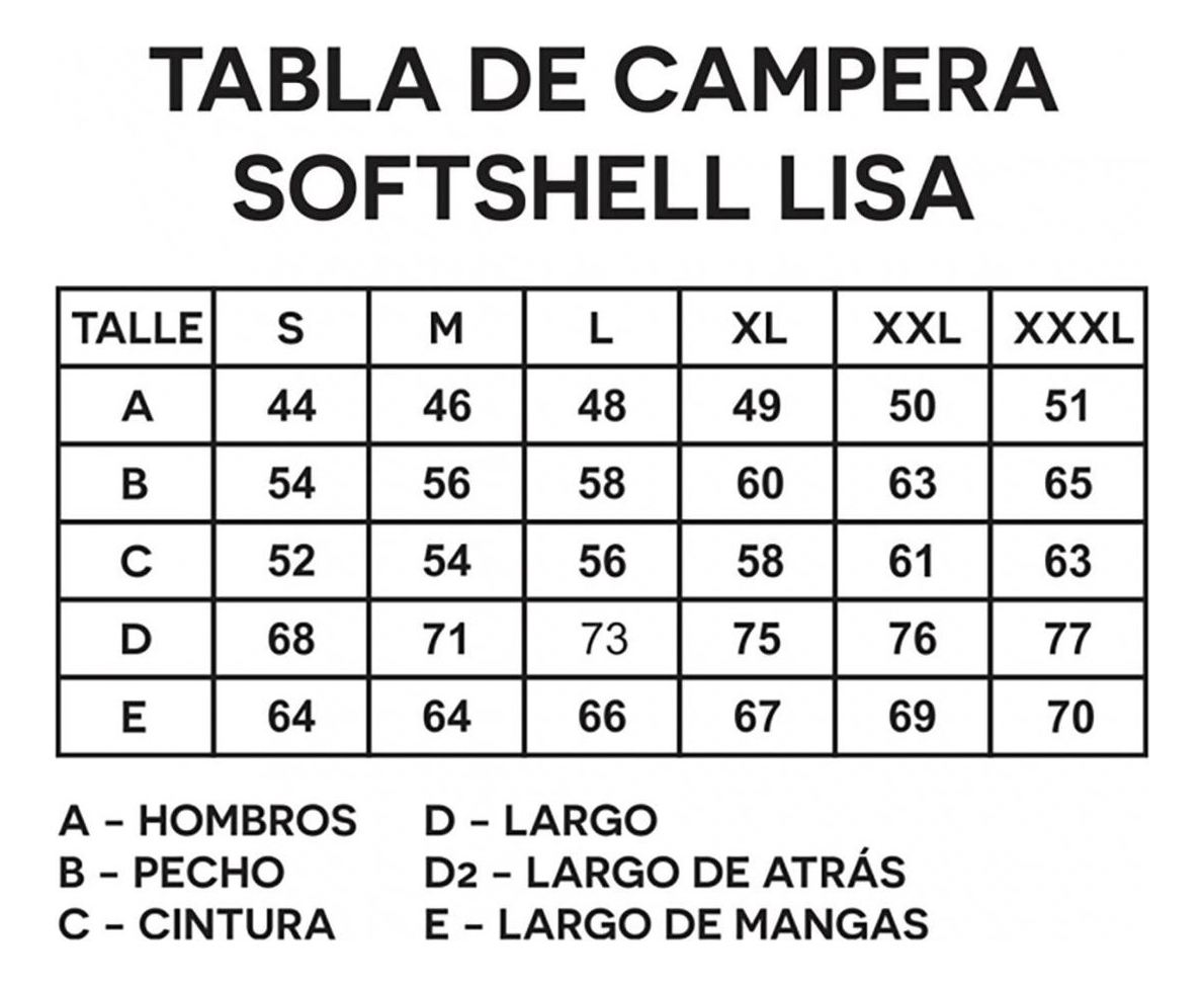 Campera Softshell Classic Impermeable Micropolar Campinox - Imagen 6