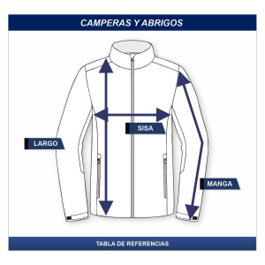 Campera Softshell Civil Classic Azul para Hombre