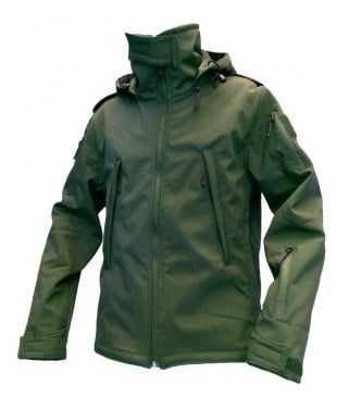 Campera Softshell Impermeable Rompe Vientos Abrojo Uniforme - Imagen 11