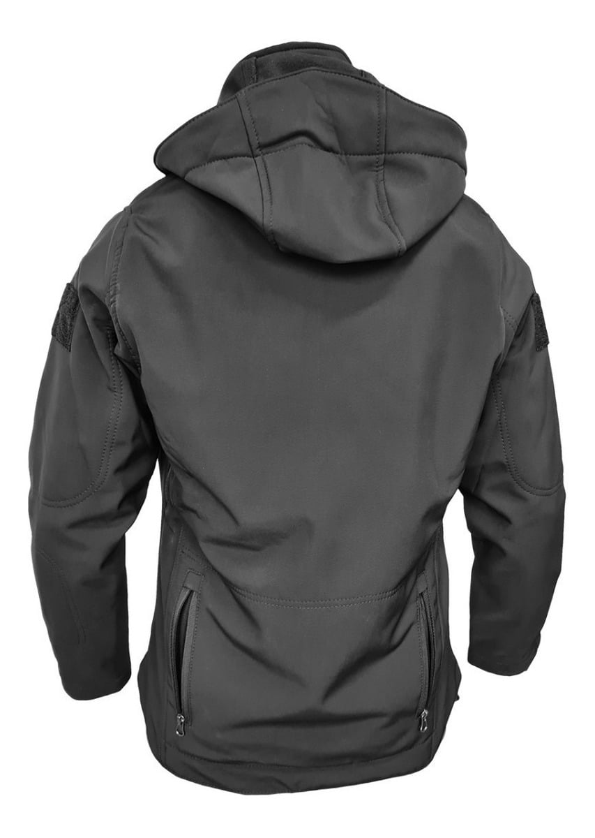 Campera Softshell Impermeable Rompe Vientos Abrojo Uniforme - Imagen 3
