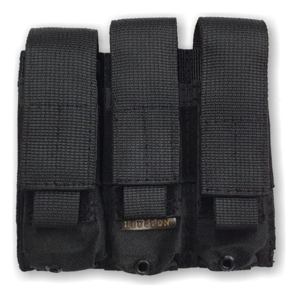 Pouch Porta Cargador Triple 9/40/45 Sistema Molle Houston