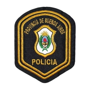 Escudo Bordado Policía De Provincia Buenos Aires Parche