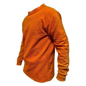 Remera Térmica Naranja Algodón Manga Larga