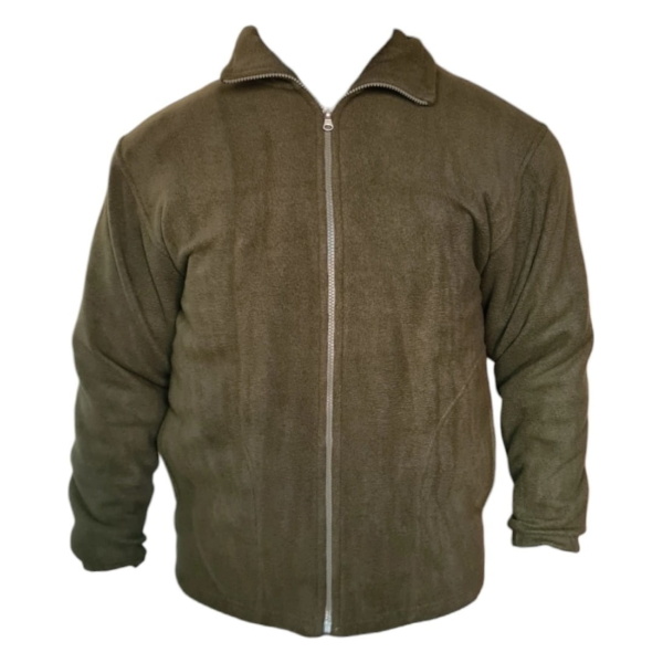 Campera De Polar Verde Oliva Militar