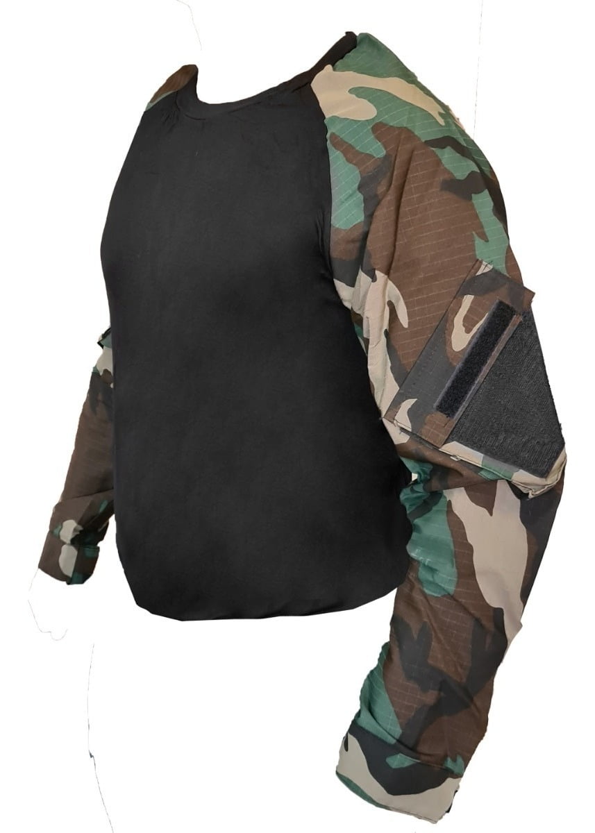 Remera Táctica Combate Combat Shirt Camuflada Mangas Ripstop - Imagen 2