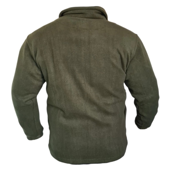 Campera De Polar Verde Oliva Militar - Imagen 4