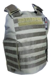 Chaleco Funda Porta Placa Blackops Molle Verde