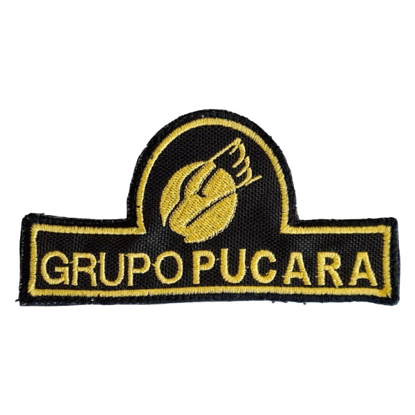 Escudo Bordado De Grupo Pucara Bordado Con Abrojo