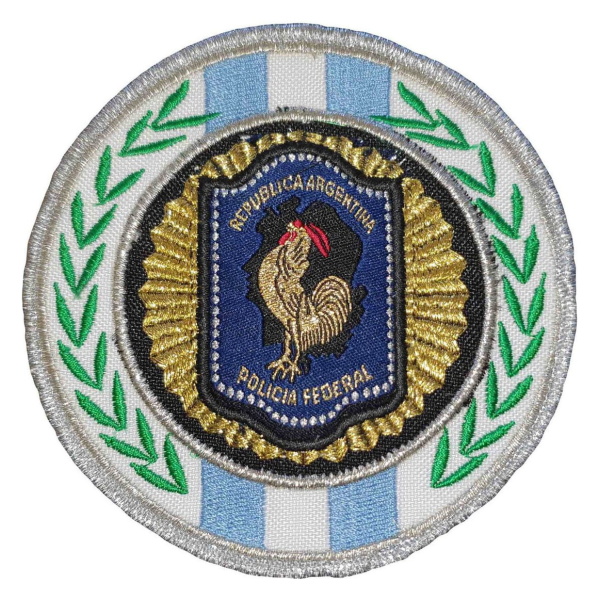 Escudo Bordado Policía Federal Pfa Parche Institucional