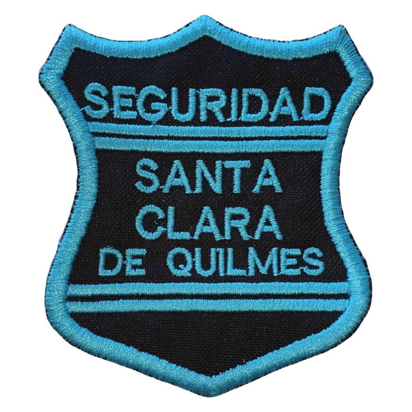 Escudo Bordado Santa Clara Quilmes Seguridad Privada