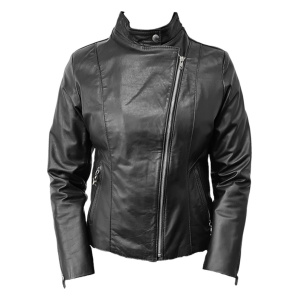 Campera De Cuero Mujer Modelo Rockera Moderna Valdez