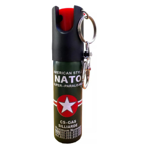 Aerosol Gas Pimienta Nato Con Llavero Defensa Personal