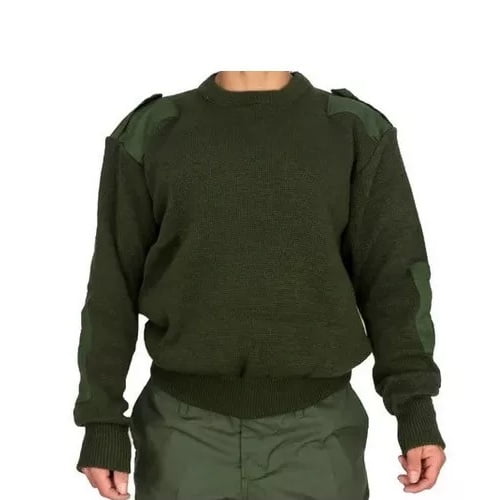 Tricota Táctica Militar Forrada Cuello Redondo