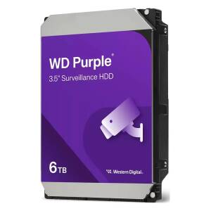 Disco Interno Hdd Western Digital Purple 6tb 3.5" Sata 3.0 5400rpm