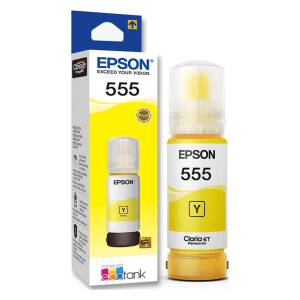 Botella De Tinta Epson 555 Amarilla
