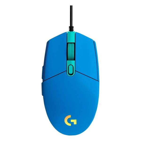 Mouse C/cable Logitech G203 Azul
