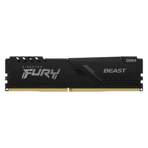 Memoria Ram Udimm Kingston Fury Beast 8gb Ddr4 3200mhz Cl16 1.35v Single Negro