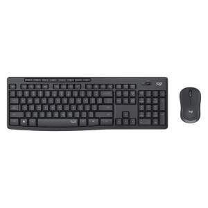 Combo Teclado Y Mouse Inalámbrico Logitech Mk295 Negro