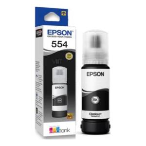 Botella De Tinta Epson 554 Negra Mate