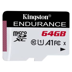 Tarjeta De Memoria Kingston High Endurance Microsdxc 64gb Uhs-i U1 V10 A1 95mb/s