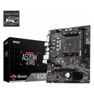 Motherboard Msi A520m-a Pro Am4 Ddr4